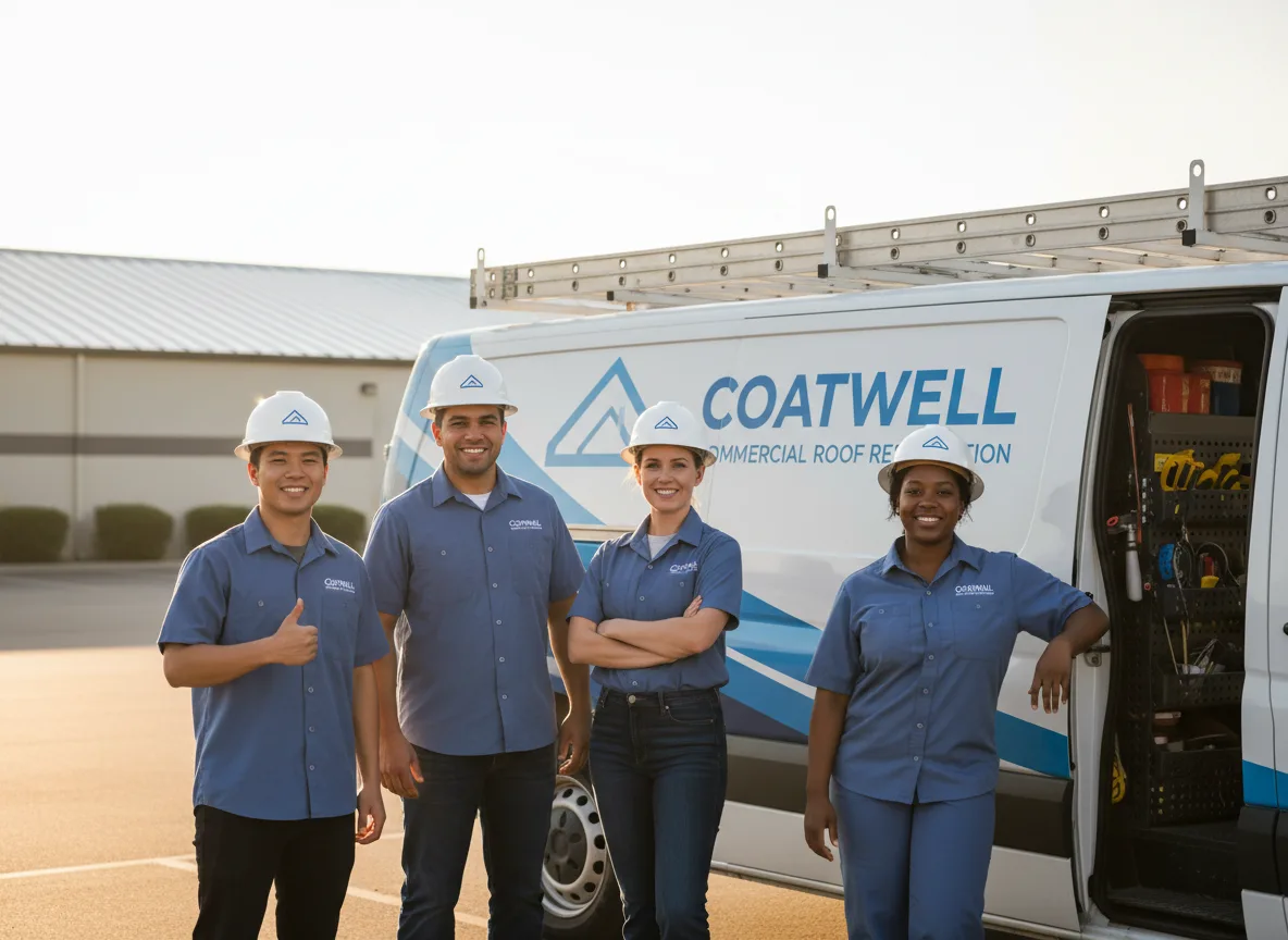 Commercial roof coating company in Forestville, MI